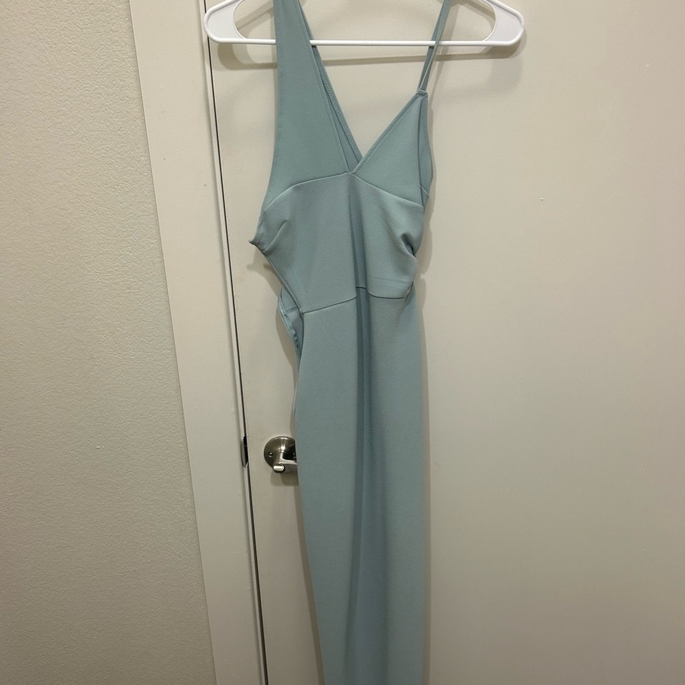 Abercrombie & Fitch Light Blue Backless Dress